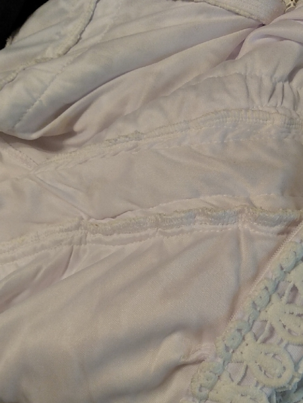 White Lace crochet Boho Bohemian Whimsygoth  Fairy Maxi Dress - Picture 10 of 11